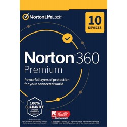 Norton 360 Premium 2023 (10 Device) 1 Year