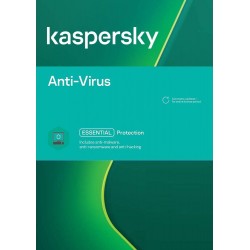 Kaspersky Antivirus 3 PC 1 Year License
