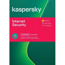 Kaspersky Internet Security 5 Devices 1 Year License