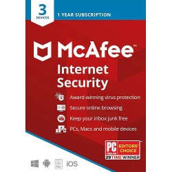 McAfee Internet Security 2023 (3 Devices) 1 Year