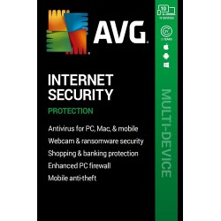 AVG Internet Security (10 Devices) 3 Years Digital License