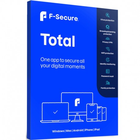 F-Secure Total (10 devices) 1 Year Digital License